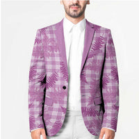 Pink Palaka Hawaii Palapalai Blazer Hawaiian Fern - Polynesian Pride