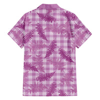 Pink Palaka Hawaii Palapalai Family Matching Mermaid Dress and Hawaiian Shirt Hawaiian Fern LT14 - Polynesian Pride