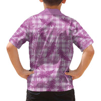 Pink Palaka Hawaii Palapalai Hawaiian Shirt Hawaiian Fern - Polynesian Pride