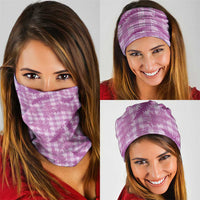 Pink Palaka Hawaii Palapalai Neck Gaiter Hawaiian Fern - Polynesian Pride