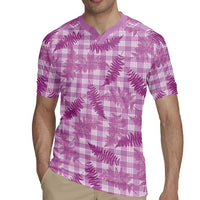 Pink Palaka Hawaii Palapalai Rugby Jersey Hawaiian Fern LT14 - Polynesian Pride