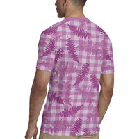 Pink Palaka Hawaii Palapalai Rugby Jersey Hawaiian Fern LT14 - Polynesian Pride