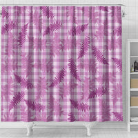 Pink Palaka Hawaii Palapalai Shower Curtain Hawaiian Fern - Polynesian Pride