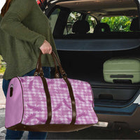 Pink Palaka Hawaii Palapalai Travel Bag Hawaiian Fern - Polynesian Pride