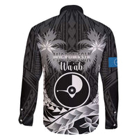 FSM Yap Day Family Matching Summer Maxi Dress and Hawaiian Shirt 2025 Wa'ab Micronesia Black Color