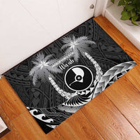 FSM Yap Day Rubber Doormat 2025 Wa'ab Micronesia Black Color