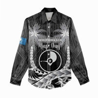 FSM Yap Day Women Casual Shirt 2025 Wa'ab Micronesia Black Color