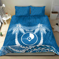 FSM Yap Day Bedding Set 2025 Wa'ab Micronesia Flag Color