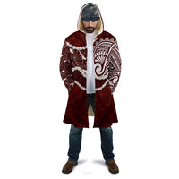 Aloha Hawaii Kalo Pikake Lei Cloak Chest Tattoo Oxblood Hawaiian Pattern