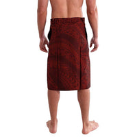 Aloha Hawaii Kalo Pikake Lei Lavalava Chest Tattoo Oxblood Hawaiian Pattern LT14 - Polynesian Pride