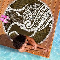 Aloha Hawaii Kalo Pikake Lei Beach Blanket Chest Tattoo Gold Hawaiian Pattern LT14 - Polynesian Pride