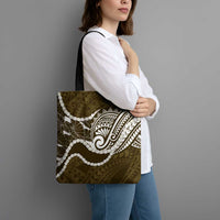 Aloha Hawaii Kalo Pikake Lei Tote Bag Chest Tattoo Gold Hawaiian Pattern