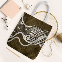 Aloha Hawaii Kalo Pikake Lei Tote Bag Chest Tattoo Gold Hawaiian Pattern