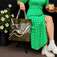 Aloha Hawaii Kalo Pikake Lei Tote Bag Chest Tattoo Gold Hawaiian Pattern