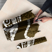 Aloha Hawaii Kalo Pikake Lei Umbrella Chest Tattoo Gold Hawaiian Pattern