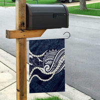 Aloha Hawaii Kalo Pikake Lei Garden Flag Chest Tattoo Oxford Blue Hawaiian Pattern LT14 - Polynesian Pride