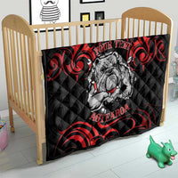 Personalised Aotearoa Bulldog Quilt NZ Maori Tattoo