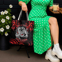 Personalised Aotearoa Bulldog Tote Bag NZ Maori Tattoo - Polynesian Pride