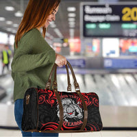 Personalised Aotearoa Bulldog Travel Bag NZ Maori Tattoo - Polynesian Pride
