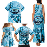 Hawaii Sea Turtle Snorkeling Is My Therapy Family Matching Tank Maxi Dress and Hawaiian Shirt