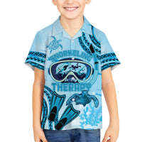 Hawaii Sea Turtle Snorkeling Is My Therapy Hawaiian Shirt LT14 - Polynesian Pride