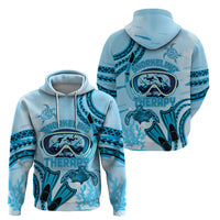 Hawaii Sea Turtle Snorkeling Is My Therapy Zip Hoodie
