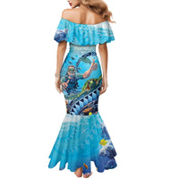 Hawaii Snorkeling Honu Turtle Mermaid Dress Under The Ocean Vibes LT14 - Polynesian Pride