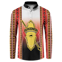 Personalised Bukidnon Philippines Button Sweatshirt The Food Basket of Region X LT14 Red - Polynesian Pride