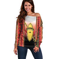 Personalised Bukidnon Philippines Off Shoulder Sweater The Food Basket of Region X