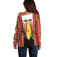 Personalised Bukidnon Philippines Off Shoulder Sweater The Food Basket of Region X