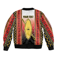 Personalised Bukidnon Philippines Sleeve Zip Bomber Jacket The Food Basket of Region X LT14 - Polynesian Pride