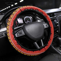Bukidnon Philippines Steering Wheel Cover The Food Basket of Region X LT14 Universal Fit Red - Polynesian Pride