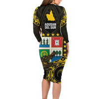 Agusan del Sur Philippines Long Sleeve Bodycon Dress Habagatang Agusan Lolong