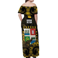 Agusan del Sur Philippines Off Shoulder Maxi Dress Habagatang Agusan Lolong