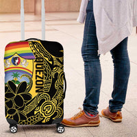 Quezon Province Luggage Cover Cocolandia Philippines Turtle LT14 Gold - Polynesian Pride
