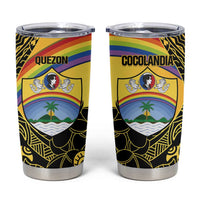 Quezon Province Tumbler Cup Cocolandia Philippines Turtle LT14 Gold - Polynesian Pride