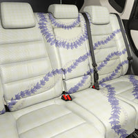 Hawaii Honohono Palaka Motifs Back Car Seat Cover Hawaiian Orchid Lei