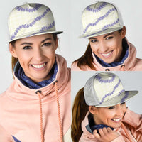 Hawaii Honohono Palaka Motifs Mesh Trucker Cap Hawaiian Orchid Lei