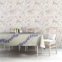 Hawaii Honohono Palaka Motifs Tablecloth Hawaiian Orchid Lei LT14 - Polynesian Pride