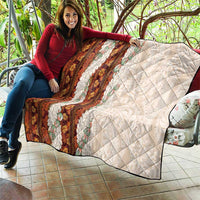 Aloha Hawaii Mikioi Lei Quilt Cattail Red Tropical Flower Pattern - Polynesian Pride