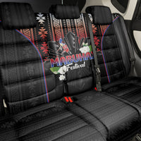 Mabuhay Philippines Festival Back Car Seat Cover Filipino Map Sampaguita Igorot Pattern