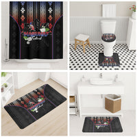 Mabuhay Philippines Festival Bathroom Set Filipino Map Sampaguita Igorot Pattern