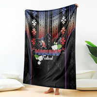 Mabuhay Philippines Festival Blanket Filipino Map Sampaguita Igorot Pattern
