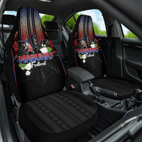Mabuhay Philippines Festival Car Seat Cover Filipino Map Sampaguita Igorot Pattern