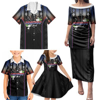 Mabuhay Philippines Festival Family Matching Puletasi and Hawaiian Shirt Filipino Map Sampaguita Igorot Pattern