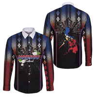 Mabuhay Philippines Festival Family Matching Short Sleeve Bodycon Dress and Hawaiian Shirt Filipino Map Sampaguita Igorot Pattern