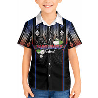 Mabuhay Philippines Festival Kid Hawaiian Shirt Filipino Map Sampaguita Igorot Pattern