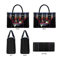 Mabuhay Philippines Festival Leather Bag Filipino Map Sampaguita Igorot Pattern