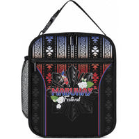 Mabuhay Philippines Festival Lunch Bag Filipino Map Sampaguita Igorot Pattern