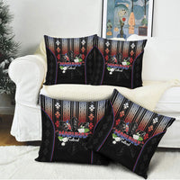 Mabuhay Philippines Festival Pillow Cover Filipino Map Sampaguita Igorot Pattern
